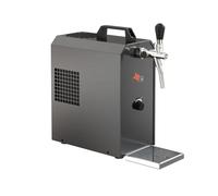 Sistema de tiro de cerveza Jet 30 bajo mostrador, enfriador en línea de 1 línea, enfriador seco, hasta 35 L/h, con columna, regulador CO2, botella 2 kg, juego de todo cabezal