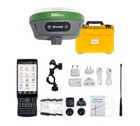 Sistema de topografía RTK con Receptor GNSS SMA26 Pro Rover, Controlador y Software, Funciona como estación Base para Drones, 10000 mAh, 32 GB, 4G/BT/CORS, protección IP67, Ideal para ingeniería