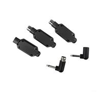 Sistema de transmisor XLR de micrófono inalámbrico con batería recargable para micrófono dinámico, rango de señal de 80 m, carcasa de metal, mezclador de audio, compatible con micrófono de condensador