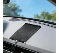 Sistema de valla retráctil para mascotas para uso en interiores, montaje sin taladro, carcasa exterior de PVC con estructura interna de varilla de metal, 125 cm de altura (B-50 x 125 cm)