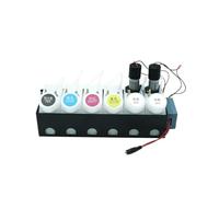 Sistema de vibración de Tanque de Tinta Blanca Doble DTF CISS, 250ML, Kit DIY de conversión Compatible con Epson L18050 L8050 ET8550 XP15000 L1800 L805 18100(EU Plug)