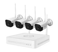 Sistema de videovigilancia Foscam FN9108W-B4-2T Blanco 4 cámaras bullet de 5 MP, 1 NVR de 8 canales