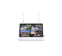 Sistema de Videovigilancia NVR con Monitor LCD Inalámbrico de 7 Pulgadas y 8 Canales con WIFI, H.265, Enchufe Europeo.