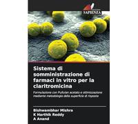 Sistema di somministrazione di farmaci in vitro per la claritromicina: Formulazione con Pullulan acetato e ottimizzazione mediante metodologia della superficie di risposta