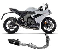 Sistema De Escape Completo ARROW E5 Veloce Alum Dark TRIUMPH DAYTONA 660 2024.