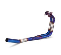 Sistema Escape Motocicleta 51mm Tubo Conexión Frontal Antideslizante Para Kawasaki Z400 Para NINJA 400 2018-2024 Tubo escape motocicleta(Type C)