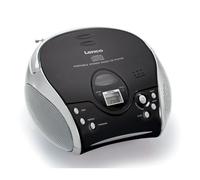 Sistema estéreo portátil Lenco SCD-24 Digital FM CD Negro/Plata