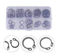 Sistema externo 100pcs del anillo circular de los SS 304 para los usos de la ingeniería que requieren la fijación confiable del componente del eje