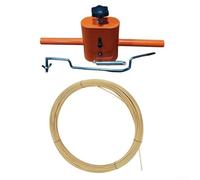 Sistema extractor de cables de tres componentes, incluye unidad de accionamiento, cable de 15 metros y cabezal de cableado para necesidades de instalación estándar