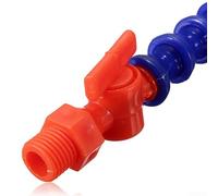 Sistema flexible de la manguera de 300m m para las máquinas del CNC, 5 tubos plásticos del refrigerante con la válvula