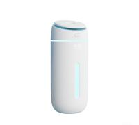 Sistema higiénico de purificación y humidificación de aire con iluminación LED suave para un mejor sueño (blanco)