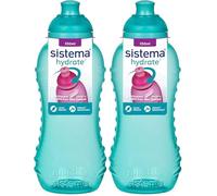 Sistema Hydrate Twist 'n' Sip - Botella de plastico, 330 ml, 1 unidad [colores surtidos] (Paquete de 2)
