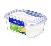 Sistema Klip It Plus - Recipiente rectangular para almacenamiento de alimentos, 1 litro