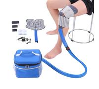 Sistema médico de terapia de frío, máquina de hielo para aliviar el dolor de rodilla, kit de congelación de crioterapia con almohadilla universal para hombro, tobillo, espalda, cadera, pierna,