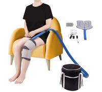 Sistema médico de terapia de frío, máquina de hielo para aliviar el dolor de rodilla, kit de congelación de crioterapia con almohadilla universal para hombro, tobillo, espalda, cadera, pierna,