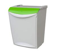 Denox DEN114 Ecosystem Sistema Modular de Reciclaje 25 litros, Verde, 340x300x423 mm