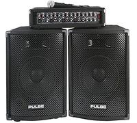 Sistema PA Pulse PMH200KIT con Amplificador Mezclador, 2x75W RMS