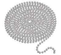 Sistema para colgar cortinas, conector de cuentas de metal y cadena, perfecto para uso doméstico (cadena de 300 cm)