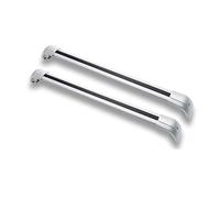 Sistema portaequipajes Barras transversales techo barras portaequipajes aleación aluminio con cerradura para Cadillac para XT5 2025 piezas automóvil Baca Coche(Silver)