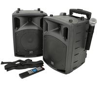 SISTEMA PORTÁTIL CON BATERIA CON MICROFONOS UHF, BLUETOOTH Y DVD