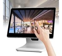Sistema POS, Monitor Multitáctil Retroiluminado Por LED Capacitivo De 15 Pulgadas, Pantalla Táctil De Diseño Plano Sin Costuras, Entrada VGA Y USB, For Oficina, Comercio Minorista, Restaurante, Bar (