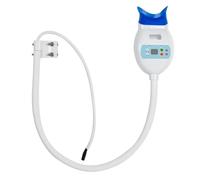 Sistema profesional de luz blanqueadora dental, soporte de montaje en suelo, unidad de blanqueamiento de dientes con pantalla digital, blanco y azul