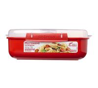 Sistema recipiente rectangular para microondas Recipiente para alimentos 1,25