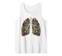 Sistema respiratorio botánico de la Flor de Protea de los pulmones Camiseta sin Mangas