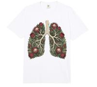 Sistema respiratorio botánico de la Flor de Protea de los pulmones Comfort Colors Adult Heavyweight T-Shirt