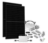 Sistema Solar 860W Balcón Central Eléctrica Bifacial Full Black...