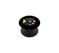 Sistema Solar Astronauta Planetas Astronomía Ciencia Espacial Niños PopSockets PopGrip Adhesivo