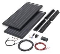Sistema solar completo 160 wp 160-2 mc slim black line elektronik büttner
