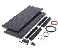 Sistema solar completo 260 wp 260-2 mc slim black line elektronik büttner