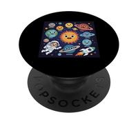 Sistema Solar para Niños Sistema Solar Planetas Espacio Exterior PopSockets PopGrip Adhesivo