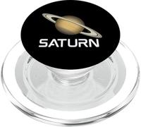 Sistema Solar Planeta Saturno Anillos Espacio Exterior PopSockets PopGrip para MagSafe