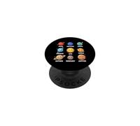 Sistema Solar Planetas Astronomía Ciencia Espacial Galaxia Niños PopSockets PopGrip Adhesivo