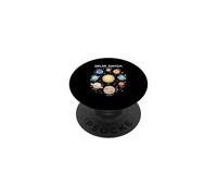 Sistema Solar Planetas Astronomía Espacio Galaxia Sol Estrellas Niños PopSockets PopGrip Adhesivo