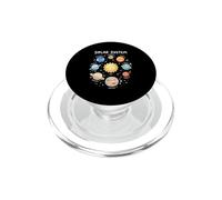 Sistema Solar Planetas Astronomía Espacio Galaxia Sol Estrellas Niños PopSockets PopGrip para MagSafe