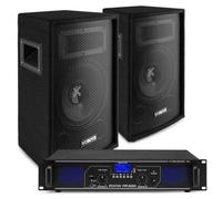 Sistema sonido Vonyx SL8 500W RMS Bluetooth Amplificador Fenton FPL500