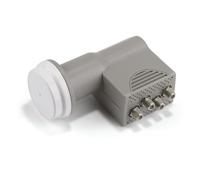 Sistema Tele LNB Quad, 4 Salidas Independientes, LTE Stop - Convertidor de Bloque de bajo Ruido TS401F. Protección contra la Intemperie para una recepción Estable y fiable.