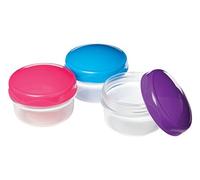 Sistema To Go Collection Mini Bites Contenedores de almacenamiento de alimentos, 4 onzas, colores surtidos, juego de 3, por Sistema