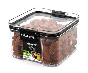 Sistema Ultra recipientes de Almacenamiento herméticos para despensas y cocinas | 460 ml Recipiente de plástico para Guardar Alimentos | Apilables | Sin BPA