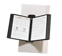 Sistema Visualización Referencia Montaje Pared - Expositor Catálogos Montaje Pared,10 Bolsillos Tamaño A4 Juego,Asesoramiento Presentación Documentos,Carpeta Sobremesa