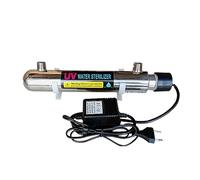 Sistemas De Agua, Esterilizador de agua UV de acero inoxidable 110/220, filtro de desinfección de bebida directa de lámpara de tubo ultravioleta, purificador de tanque de peces de acuario Mayor Eficie