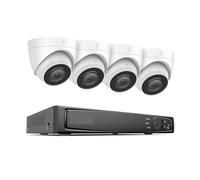 Sistemas de cámaras CCTV, De videovigilancia PoE 4K Ultra HD, grabadora NVR de 8 Canales con cámaras de Seguridad de 8MP, Kit CCTV, cámara IP de grabación(1T,4pcs Cameras)