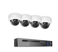 Sistemas de cámaras CCTV, Kit de de cámara PoE IP de Seguridad for vigilancia de casa al Aire Libre CCTV de 5MP, monitoreo de Calle en casa, grabadora de vídeo 4K NVR de 10 Canales(2T)