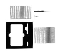 Sistemas de codificación de cuaderno de contraseña de acero inoxidable de múltiples divisas para seguridad de activos digitales, almacenamiento privado privado