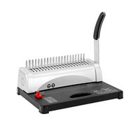 Sistemas de encuadernación de peine seguro con diseño de 21 orificios y base antideslizante para un manejo estable de documentos durante operaciones de encuadernación profesional Encuadernadora