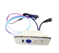 Sistemas de iluminación de sofá sin enchufe inverso, efecto de color personalizable y silencia las vibraciones, amortiguando el uso diario, sistemas de iluminación silenciosos de sofá motorizado