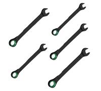 Sistemas de llave de trinquete giratoria bidireccional con extremo de caja y configuración de mandíbula abierta para mantenimiento industrial, caja de extremo abierto